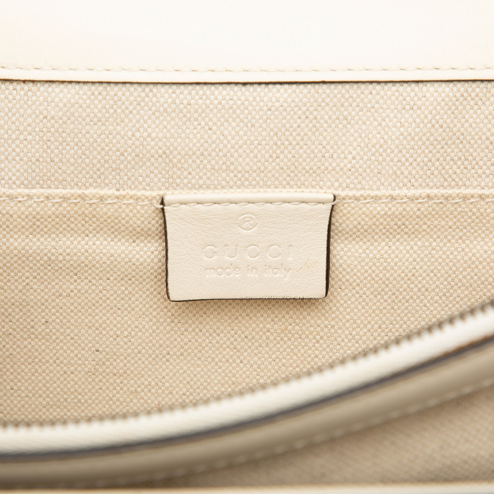 Pre-Loved Gucci Medium Leather Bamboo Dionysus Web Satchel - Picture 5 of 6